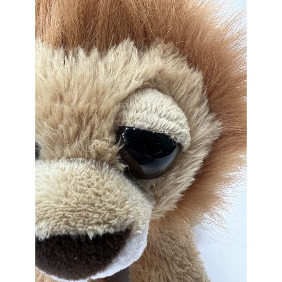 Aurora Lion Stuffed Animal Plush Toy 10 Inch Large Sad Sleepy Eyes Floppy Soft - Picture 3 of 11